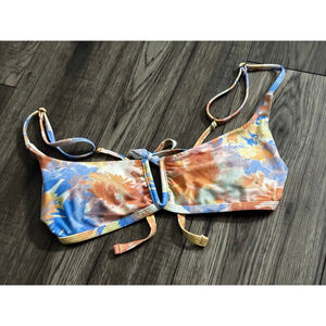 O’Neil Brand New Small Bikini Top - Tropical Cancun Pattern/Color Retail $50